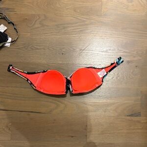 Vibrant Red Bikini Top